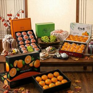 [팜보스]과일 선물세트 명절 선물 감사 답례품 고급 박스포장 사과 샤인머스캣 오렌지 레드향 한라봉