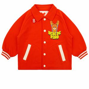 [키즈]그루비 베어 카라 베이스볼 재킷_BP61JD318