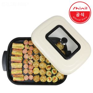 전기그릴 SPP-1600KB 대형 61Cm 잔치팬 다이아몬드코팅 그릴팬