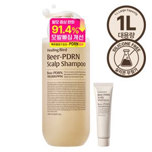 [대용량/탈모증상완화기능성]비어 PDRN 탈모 샴푸 1000ml [사은]비어PDRN샴푸30ml