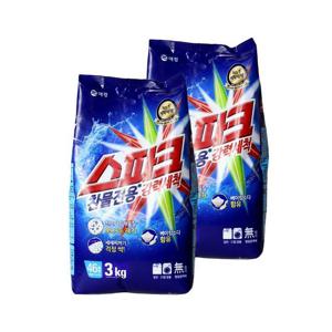 애경산업 스파크 세탁세제 가루세제 3kg+3kg 스파크가루세제 스파크세제