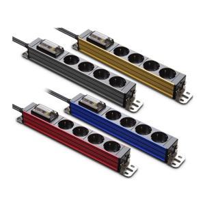 알루미늄 고용량 4구 멀티탭 16A 4000W 고전력서버탭 4구멀티탭 알루미늄멀티탭