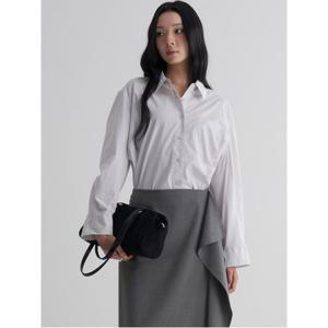 오버핏 셔츠 - 라이트 그레이 (115964AY22)