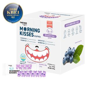 모닝 키세스 3in1 블루베리 500g 10g x 50p