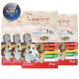 더독 닥터소프트 사료 연어 감자 3kg x 4개