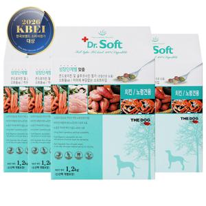 닥터소프트 치킨 노령견용 3kg 4개