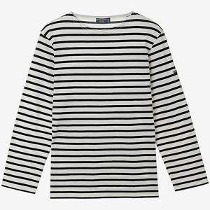 세인트제임스 본사정품 망키에르 Minquiers 18 (0MM) ASJM2414326-0MM 에크루/블랙