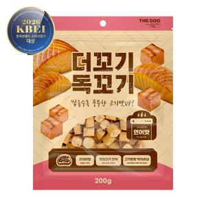 오븐베이크 강아지 간식 더꼬기독꼬기 연어맛 200g