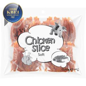 소프트 치킨 슬라이스 져키 1kg