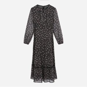 프릴 포인트 플라워 패턴 원피스_T256MOP189W