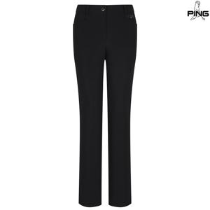 [양말드림]여성 기모 포켓 장식 밑단 트임 팬츠 121D4PT383_BK