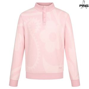 [양말드림]남성 자카드 방풍 반버튼 긴팔 니트 111D4SR481_PK