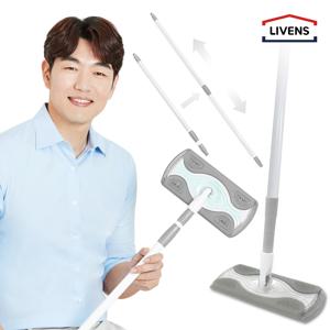 청소기밀대 스탠드형 테이프클리너 그레이 (밀대+밀대판)