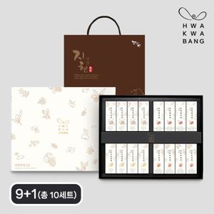 [9+1] 지현양갱세트 2호 16개입 총 10세트 (+쇼핑백) / 선물세트 전통간식 프리미엄