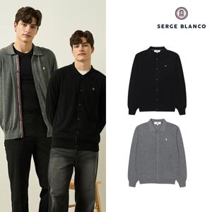 25FW 카라 니트 가디건 남성 2종세트