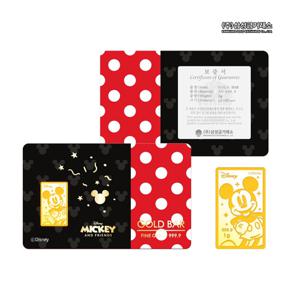 [삼성금거래소]24K 디즈니 미키,미니 골드바 1g