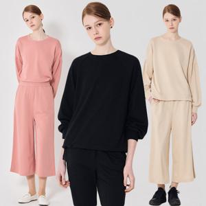 [최초가 119600원]2SET  데일리 코튼 맨투맨상의+팬츠 2종세트