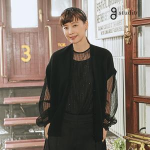 [최초가 79,900]25SS 스팽글자수 블라우스