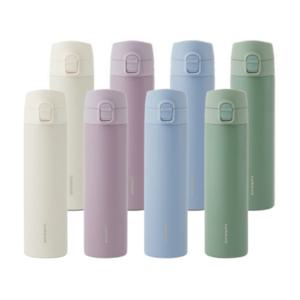 [본사] 1+1 슬림핏 원터치 텀블러 400ml 총2개