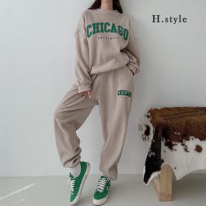 H스타일SET시카고후리스세트/겨울/기모트레이닝세트