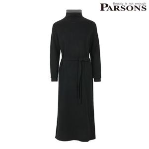 [파슨스] [Herewhere] Turtle-Neck Belted Knit Dress WHRRANO01