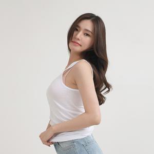 1906 순면 여성 민소매 나시 런닝 메리야스