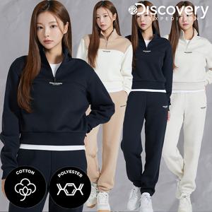 디스커버리 24FW 가격인하 여성 기모 트레이닝 조거팬츠 세트DWTR94046,DWTP94046
