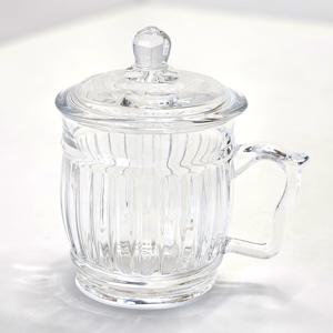 임페리얼 글라스 뚜껑 유리컵 380ml 찻잔 녹차잔 커피잔