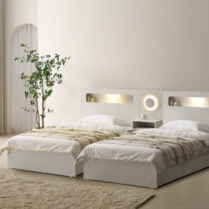 트리플 블랑쉬 부부트윈침대 SS+SS 매트제외 (중앙패널1개)