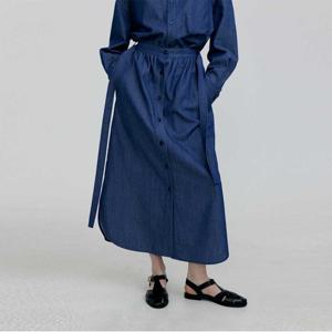 [몰리올리][최초가198,000]스위프트 셔링 롱 스커트_MW5SSK20X