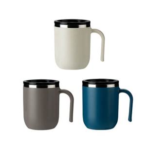 사무실 손잡이 보온보냉 머그컵 400ml 스텐머그 스텐머그컵 보온머그 보온머그컵 보냉머그