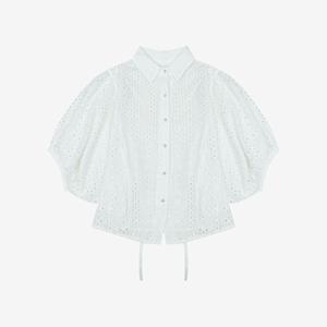 펀칭코튼블라우스 BLBAH2463WH