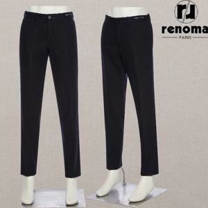 [롯데백화점][레노마캐주얼](최 고급특_가)FW 블랙 겨울원단 울 모직 밴딩 팬츠 슬랙스 RPMLBP62AJD
