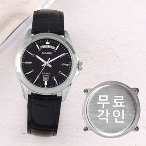 무료각인  MTP-1370L-1A 정장 남자가죽시계 d