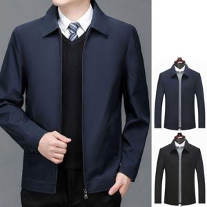 남성용 세련된 외출용 카리 집업 정장 재킷 하프 코트 숏 점퍼 점퍼 숏코트 하프코트