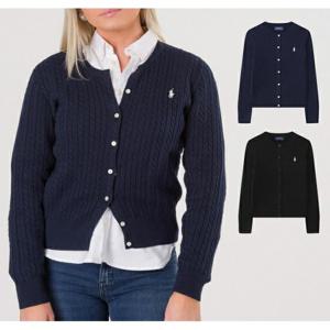 MUST IT_폴로 랄프로렌 걸즈 꽈배기 가디건 케이블 니트