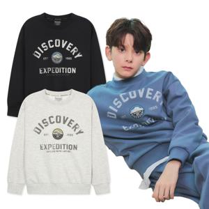 [롯데백화점](이월)]DKTR32051 키즈 아웃도어 전판 그래픽 트레이닝 맨투맨