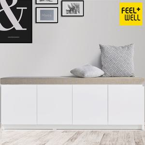 테미스 4칸 수납 벤치 쇼파 SF9680 PVC 방석포함