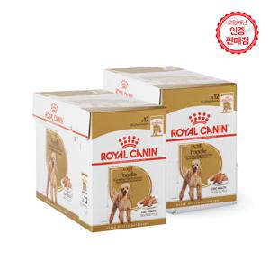 로얄캐닌 독 푸들 어덜트 파우치 85G 24팩/견종별 맞춤 간식