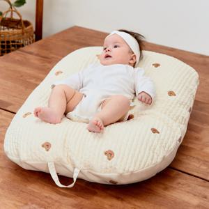 베베누보 신생아 순면 자수 양면 역류방지쿠션 백수