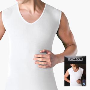 남자 편한 순면 V넥 실켓 머슬 런닝