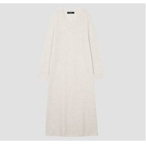 [롯데백화점]야크블렌딩브이넥롱니트원피스 UFI4-KOP474N