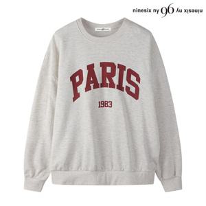 정상가:59,000원｜레터링 라운드 기모 루즈핏 맨투맨 티셔츠 (NO4LW003L0)