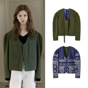 보카바카 Reversible Paisley Weekend Jacket Khaki