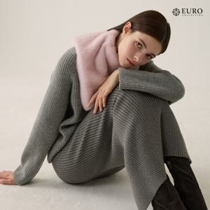 [최초가 399,000원][유로컬렉션] 블루밍 휘메일 풀스킨 밍크 숄