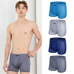 TRY 국내산 인견 통기성 실크감촉 드로즈 4매(EMDRJ03)