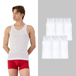 TRY 남성용 통기성 베이직 런닝 셔츠 6매 세트(EMRSJ0A)