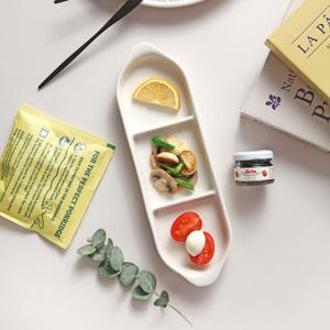 시라쿠스 쉐난고 카디날 디저트 찬기 그릇 3칸 나눔접시 27.3cm