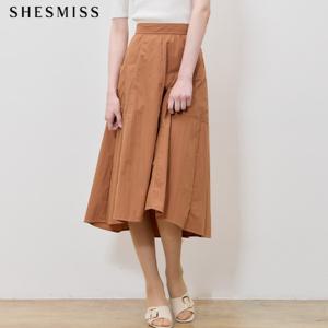 (SHESMISS)] 여유있는 스티치 플레어 스커트 (택가격: 228000원)