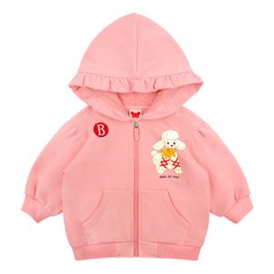 제니 베이비 프릴 후드 집업 재킷_BP53JD224